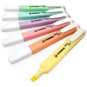 Stabilo swingcool highlighters i pastelfärger